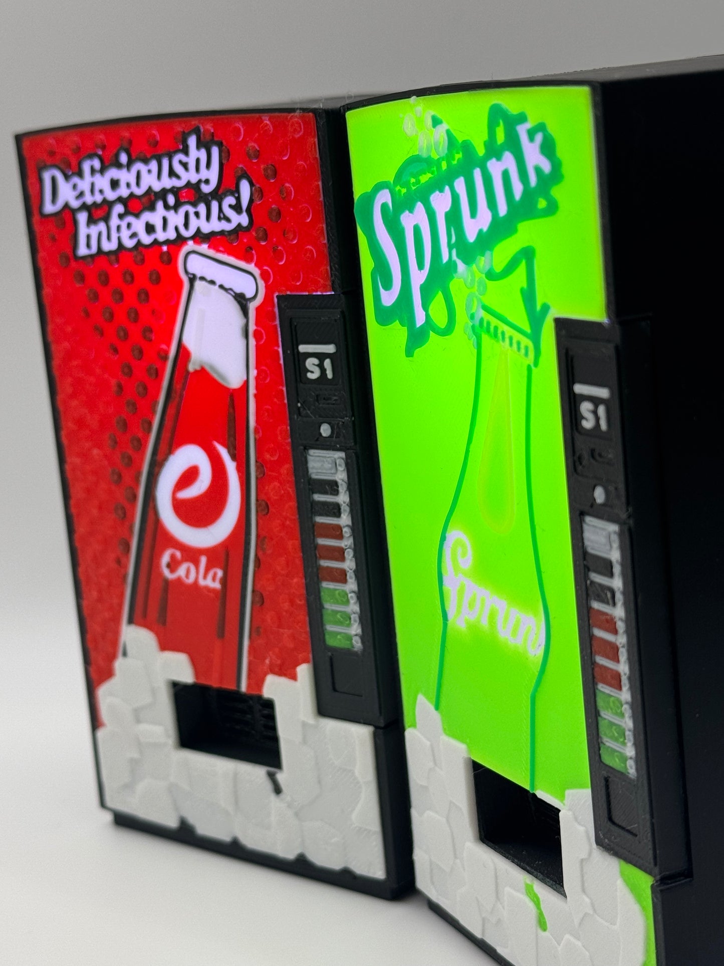 Sprunk & eCola Vending Machine Lamp BUNDLE