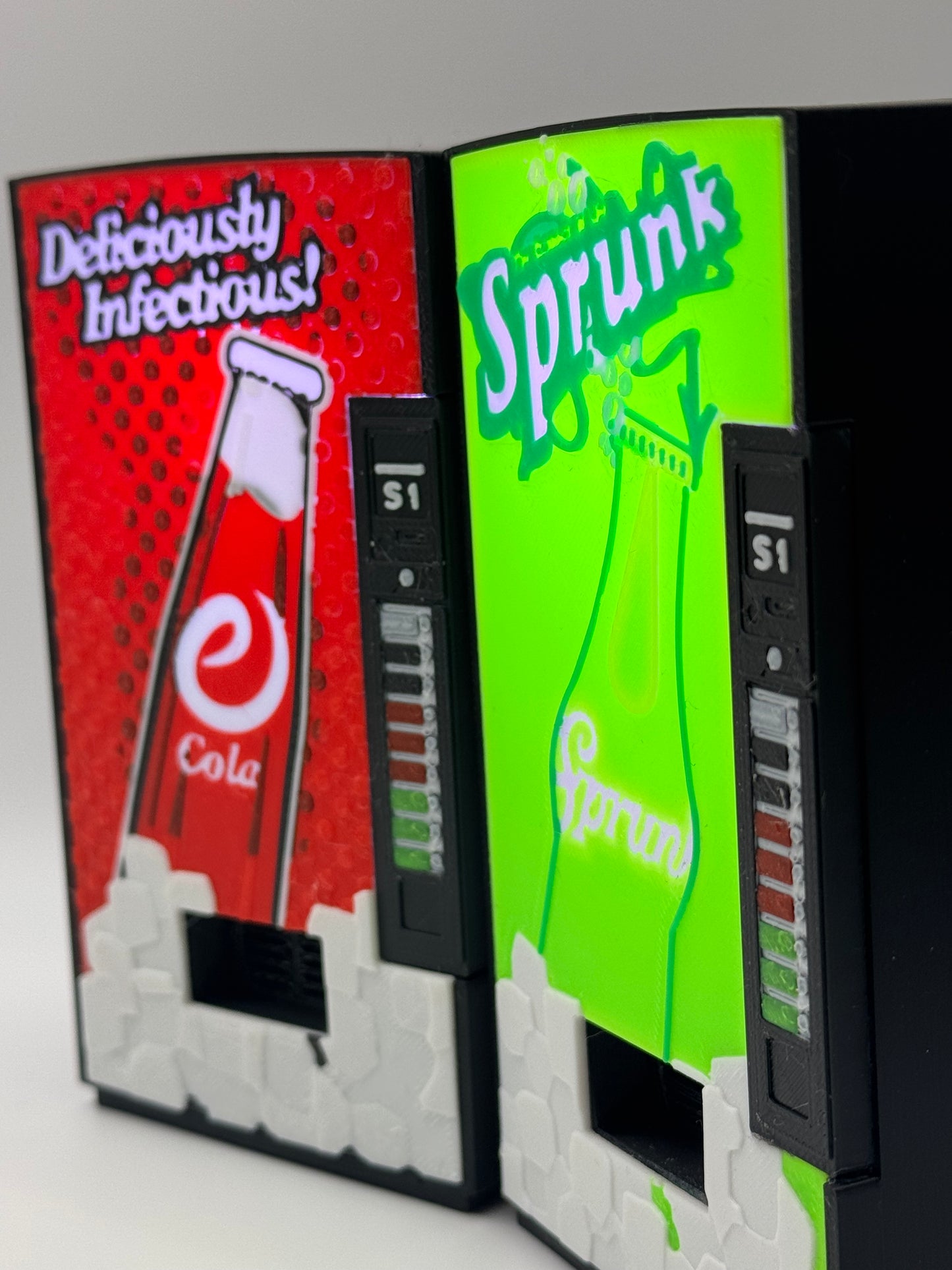 Sprunk & eCola Vending Machine Lamp BUNDLE